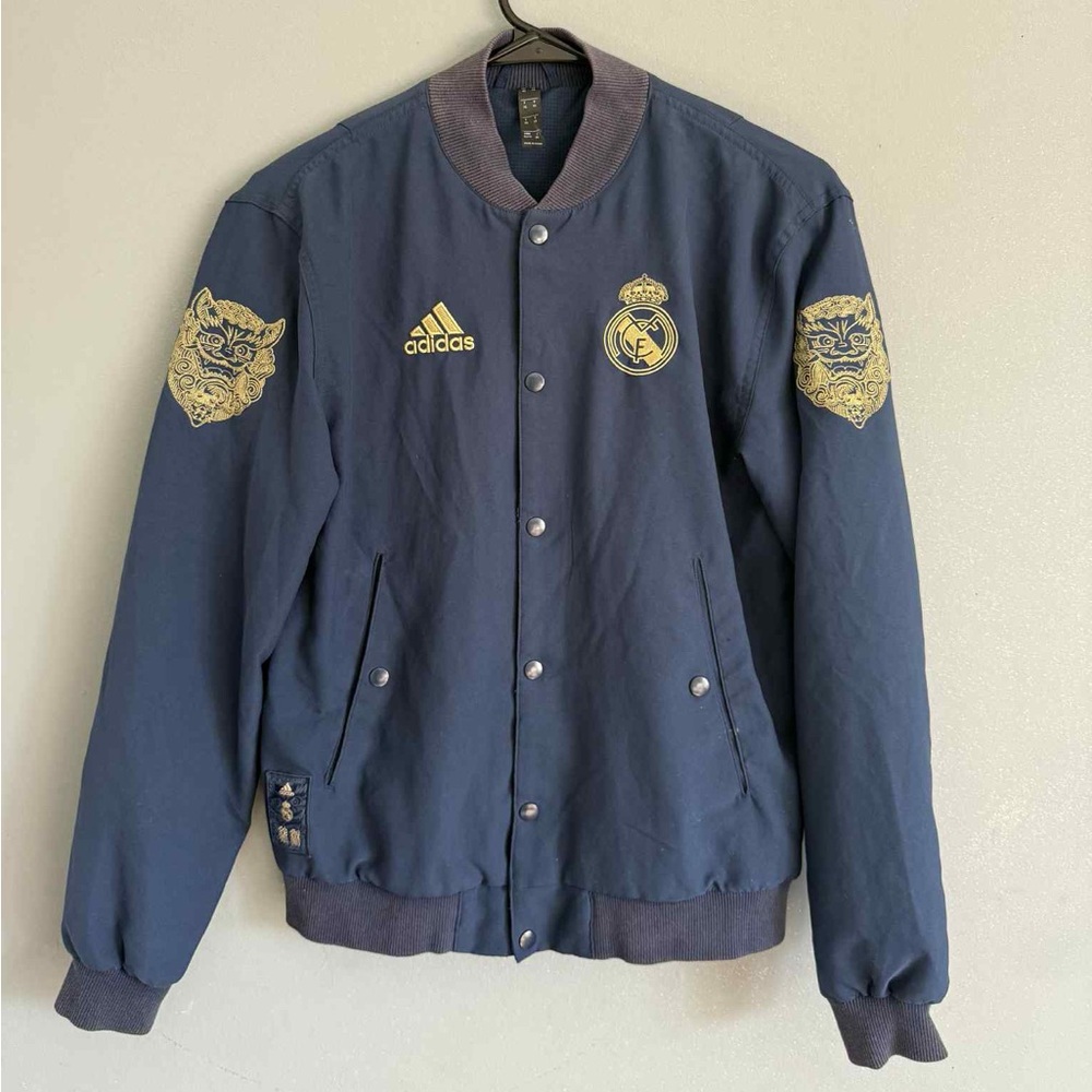 Real Madrid Adidas 2019/2020 soccer bomber jacket CNY